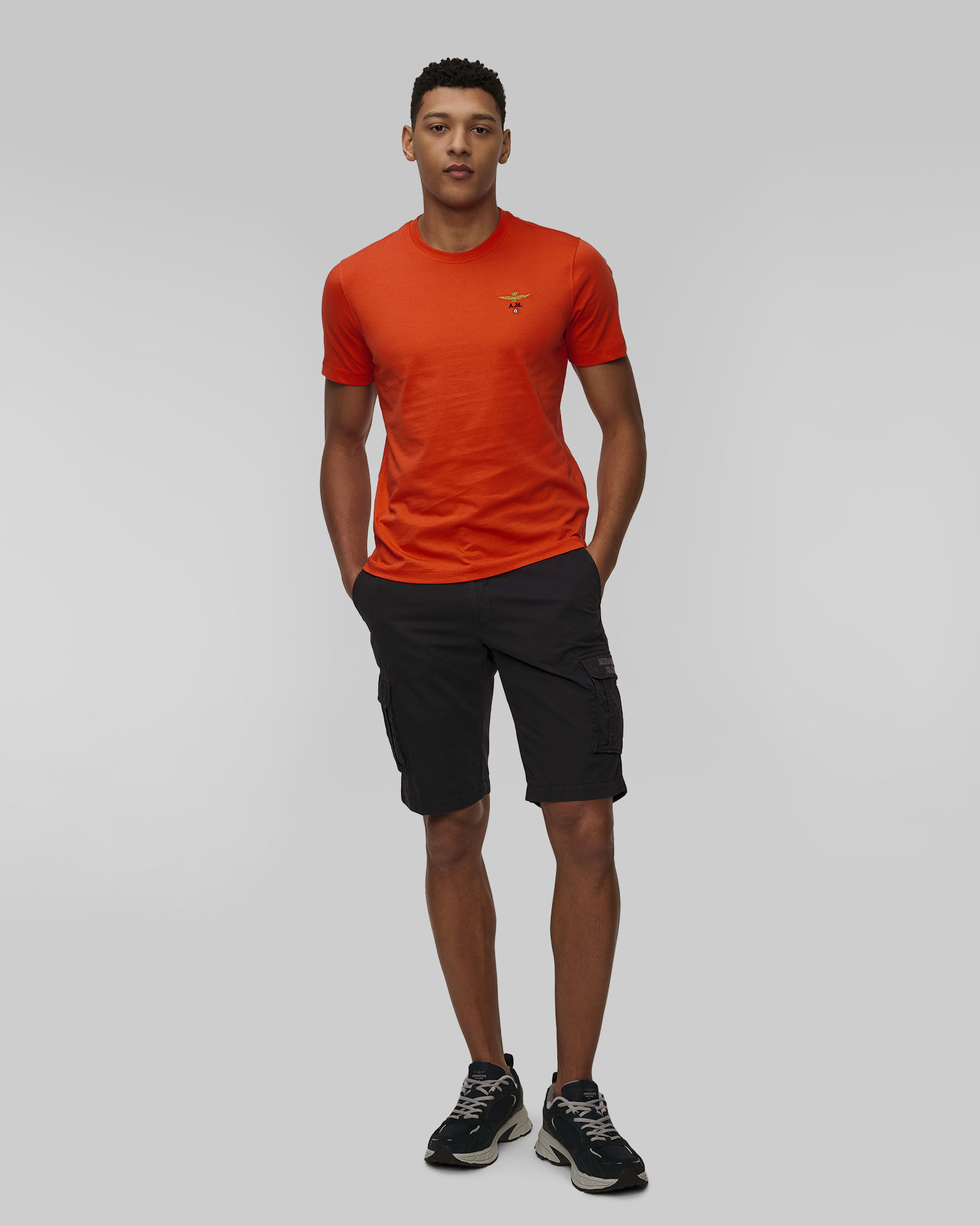 Aeronautica Militare Cargoshorts für Herren in Marineblau