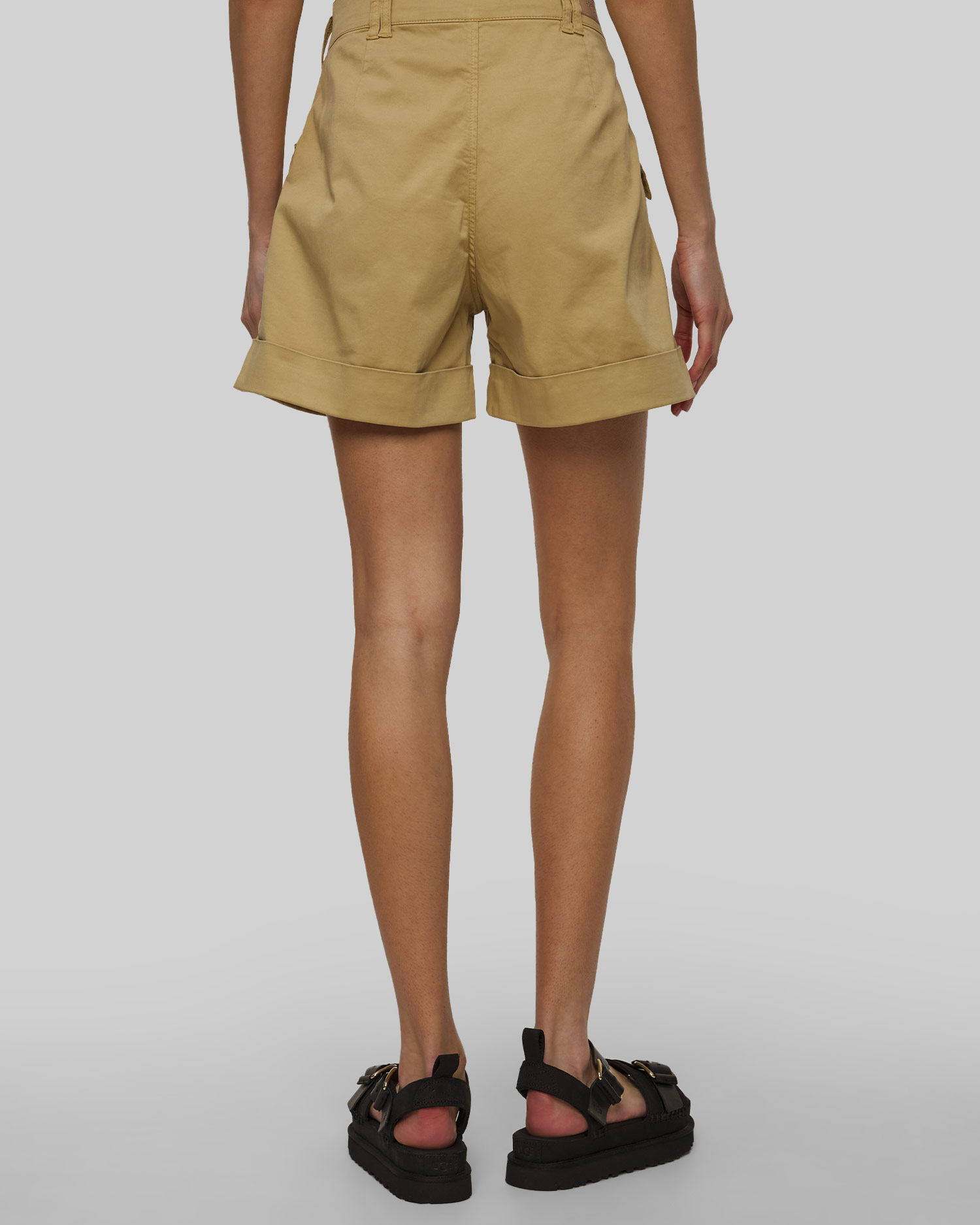 Short marron pour femmes Aeronautica Militare