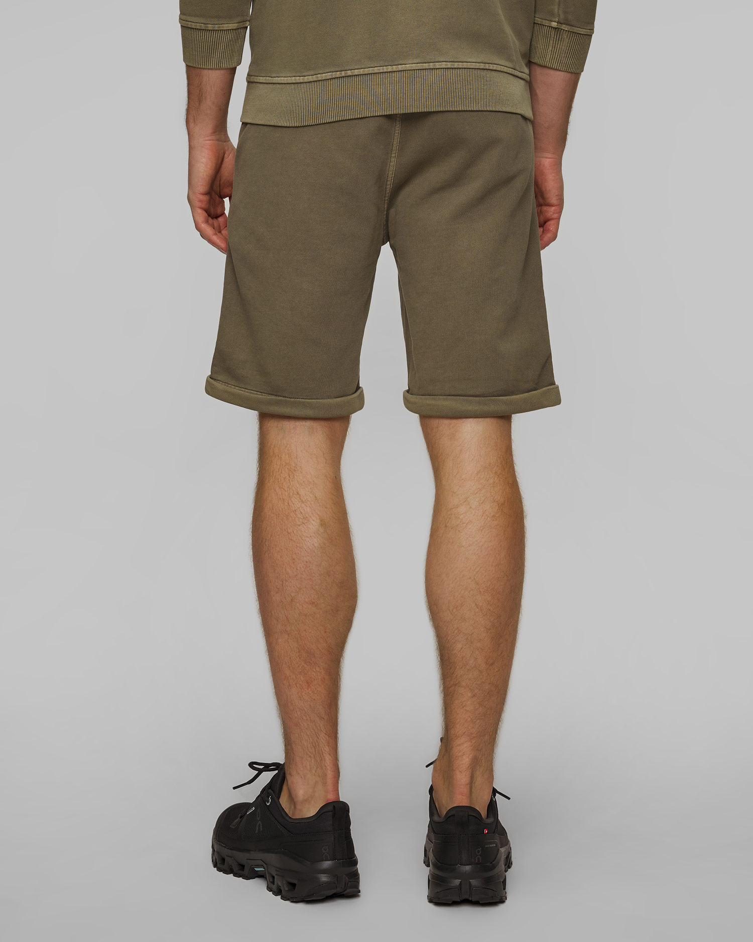 Short de survêtement vert pour hommes Aeronautica Militare