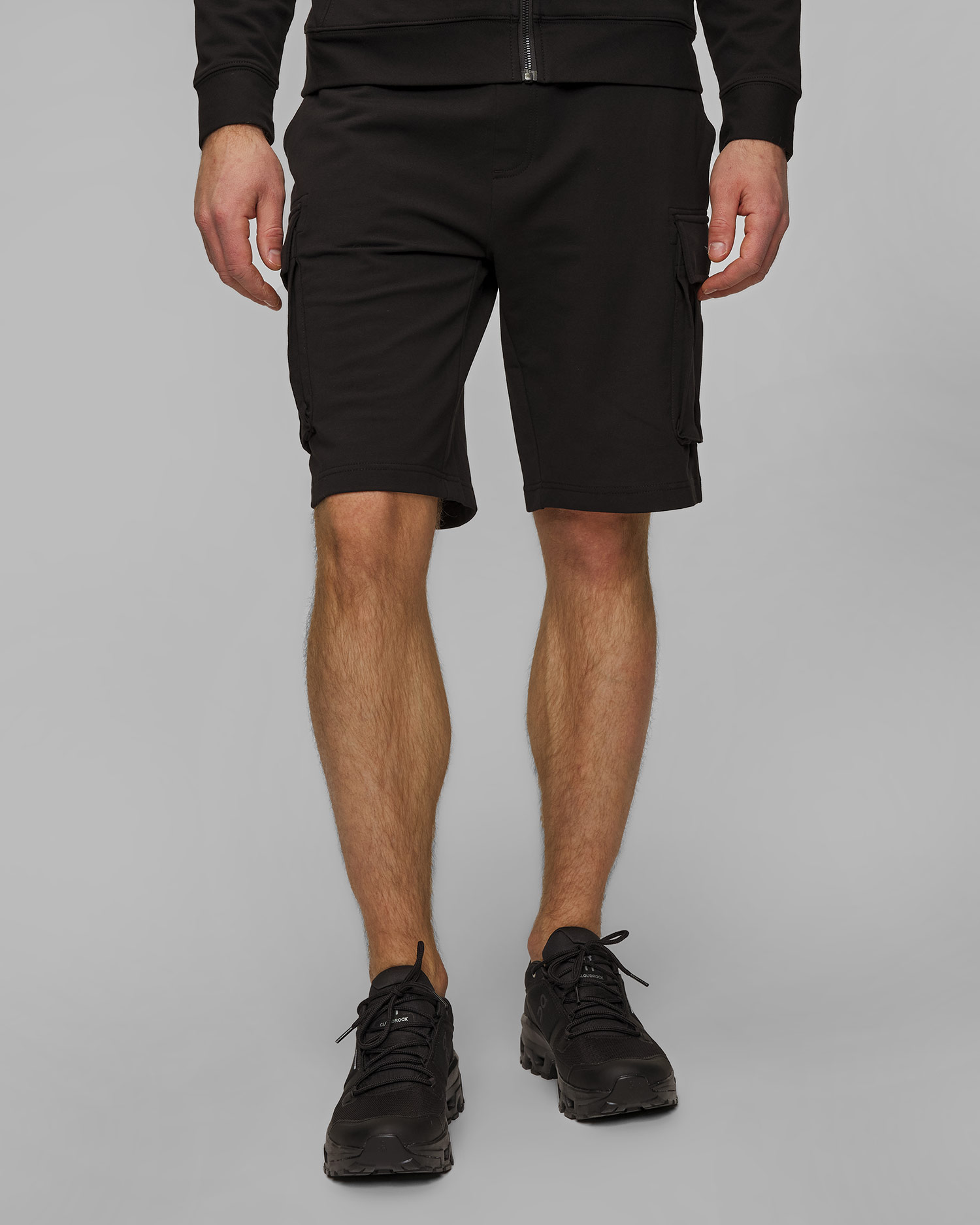 Aeronautica Militare Sweatshorts für Herren in Schwarz