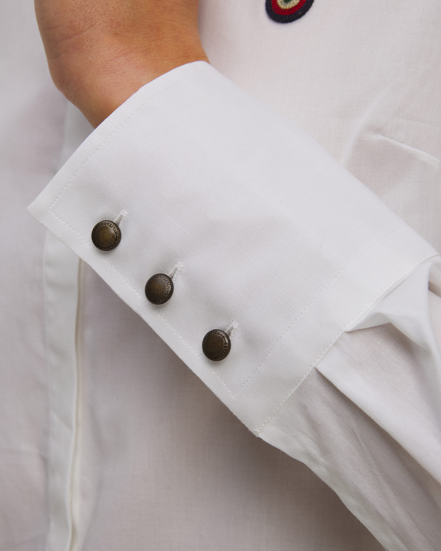 Chemise blanche pour femmes Aeronautica Militare