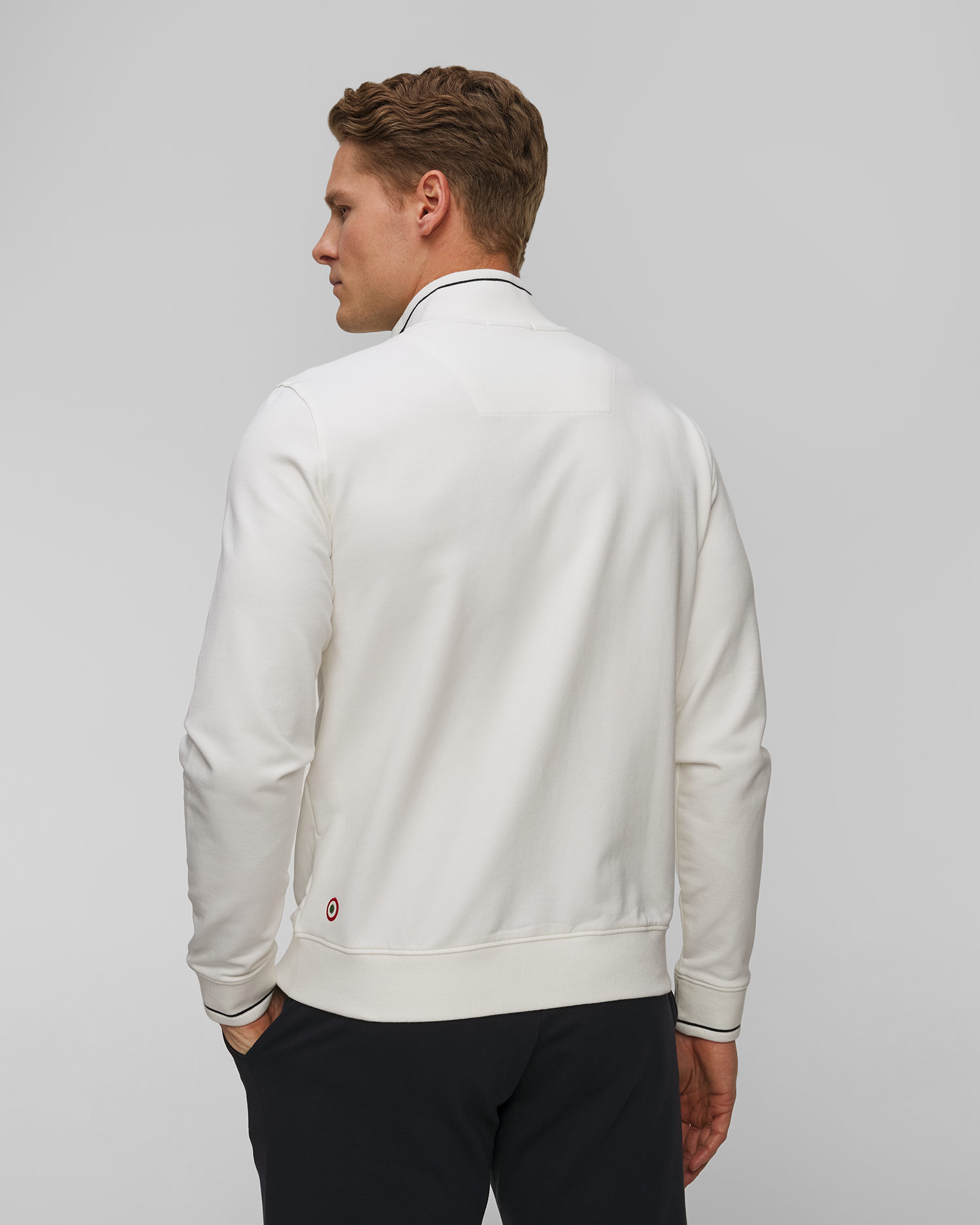 Men's white sweatshirt Aeronautica Militare