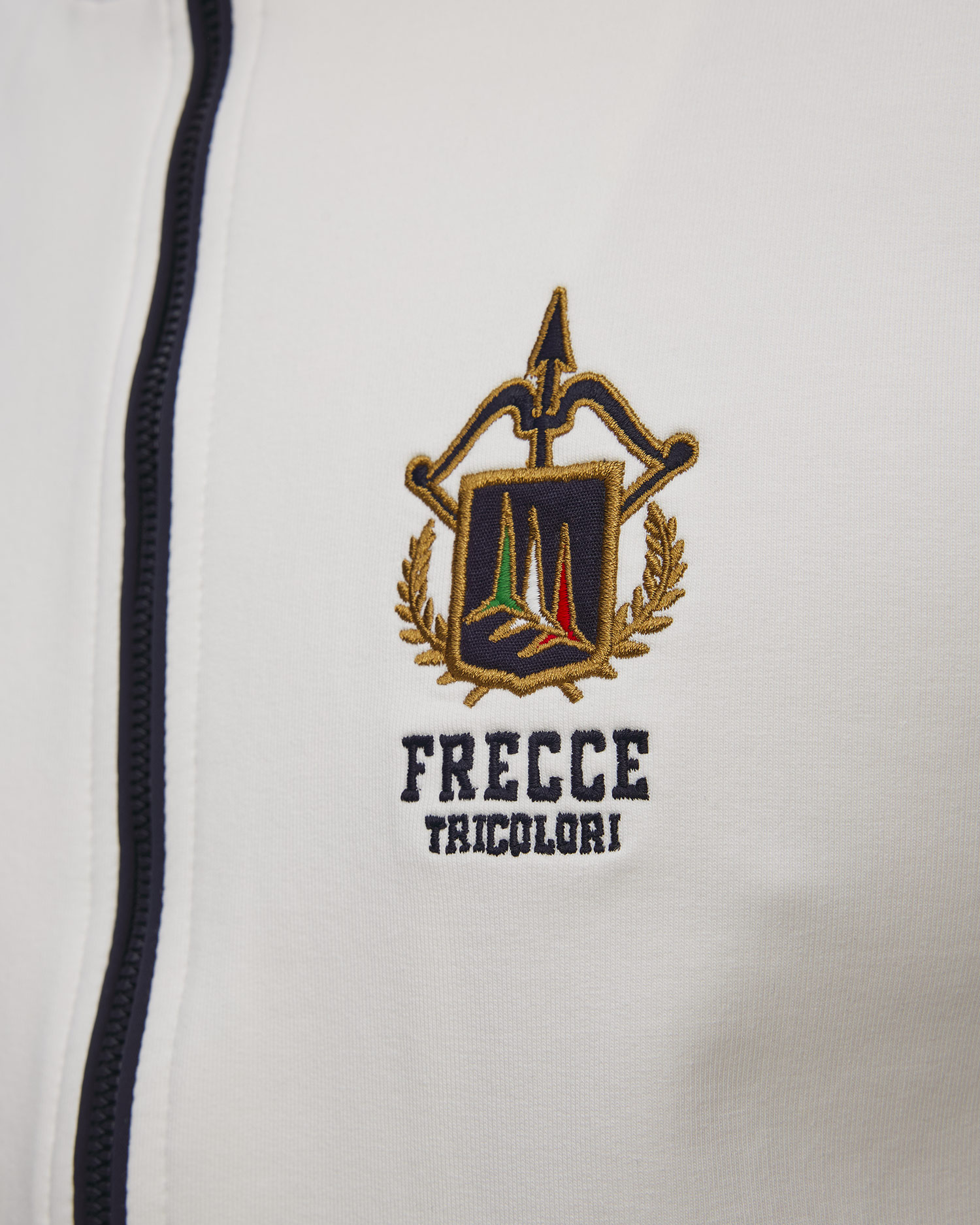 Men's white sweatshirt Aeronautica Militare