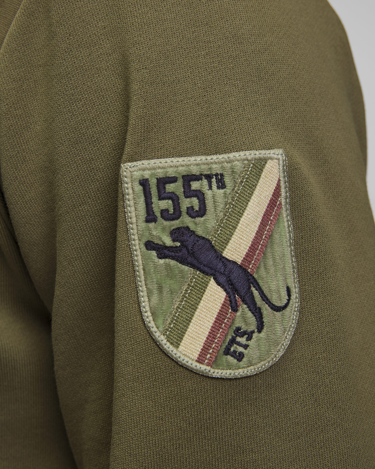 Men’s green sweatshirt Aeronautica Militare