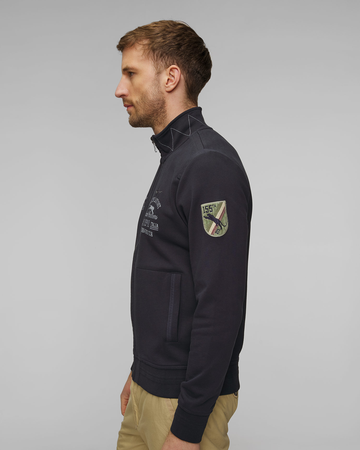 Men’s navy blue sweatshirt Aeronautica Militare