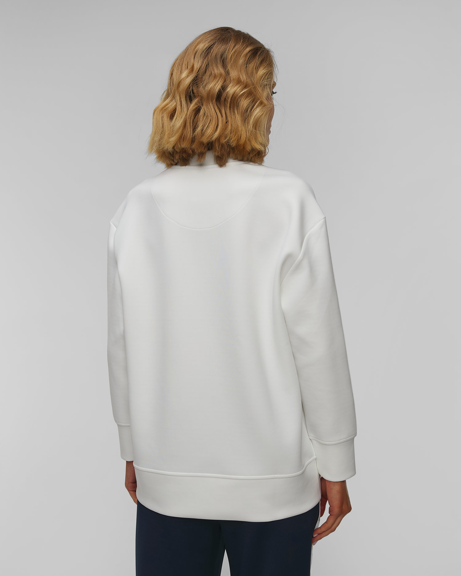 Sweat-shirt blanc pour femmes Aeronautica Militare