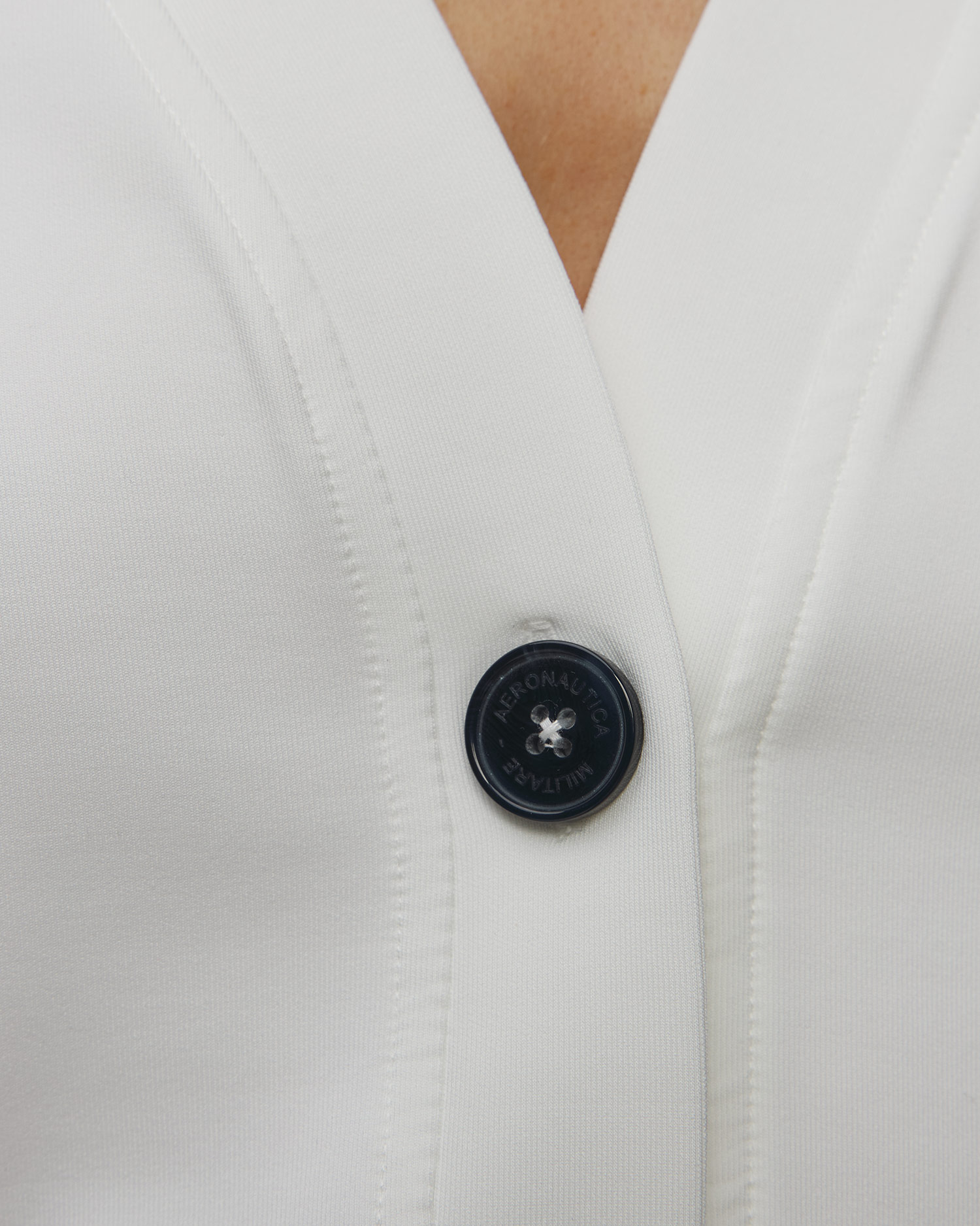 Sweat-shirt blanc pour femmes Aeronautica Militare