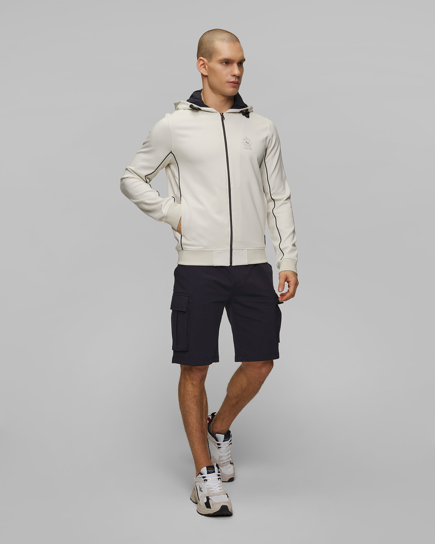 Men's hooded sweatshirt Aeronautica Militare