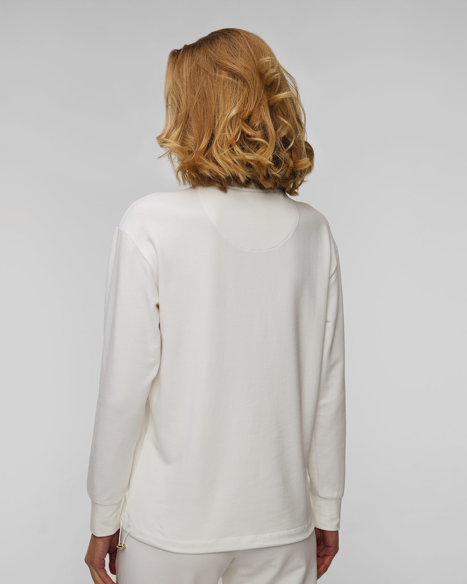 Women's white sweatshirt Aeronautica Militare