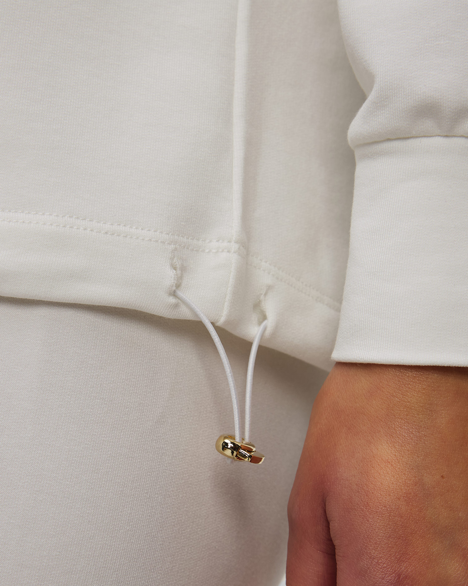 Women's white sweatshirt Aeronautica Militare