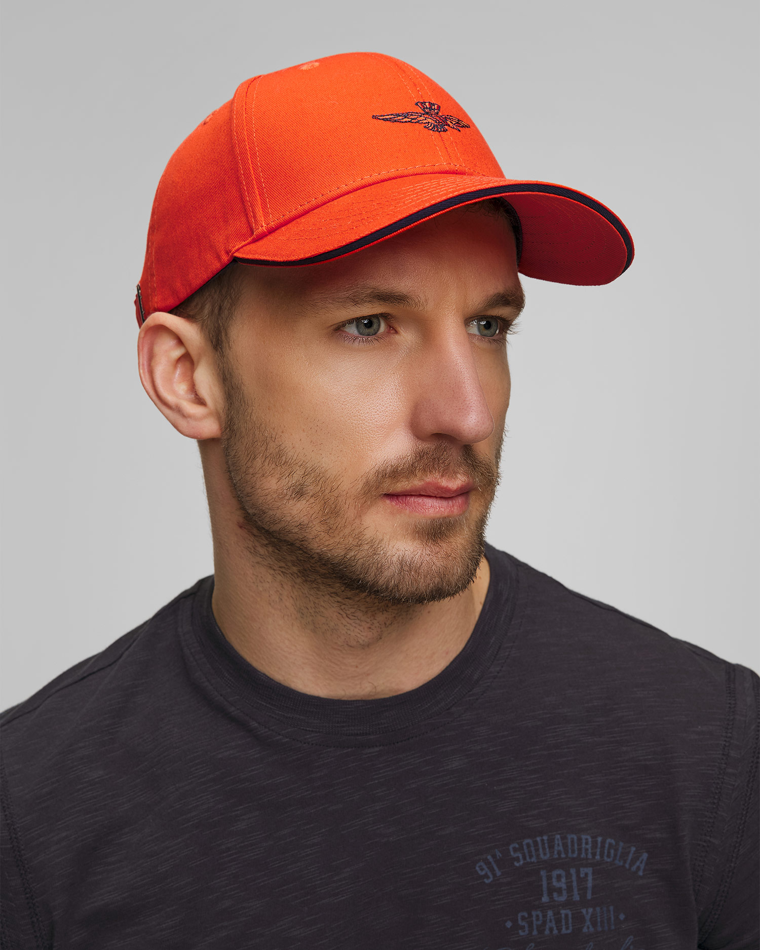 Șapcă portocalie cu cozoroc pentru bărbați Aeronautica Militare