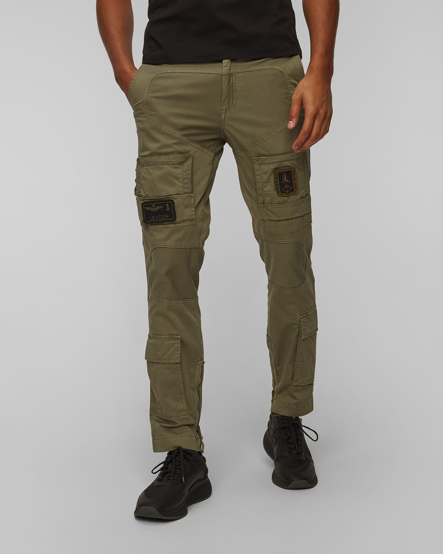 Pánské kapsáčové kalhoty Aeronautica Militare