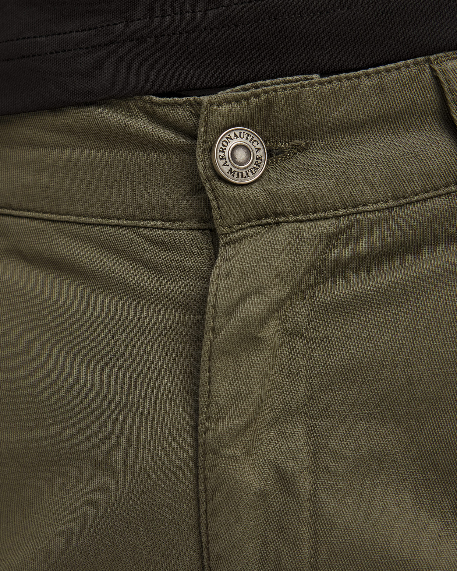 Pánské lněné kalhoty Aeronautica Militare