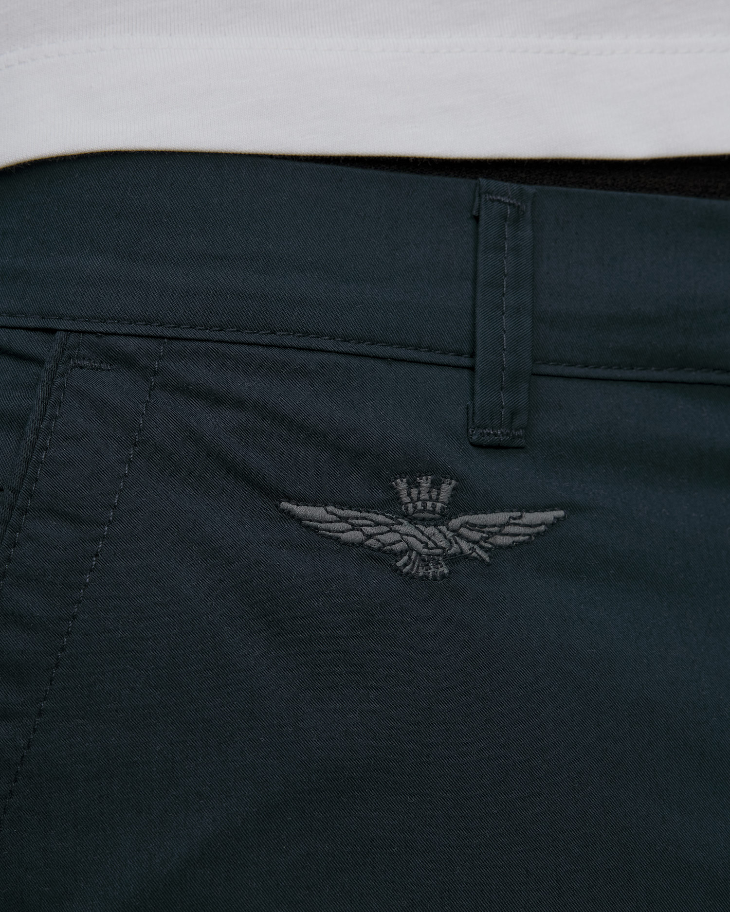 Tmavě modré pánské kalhoty Aeronautica Militare