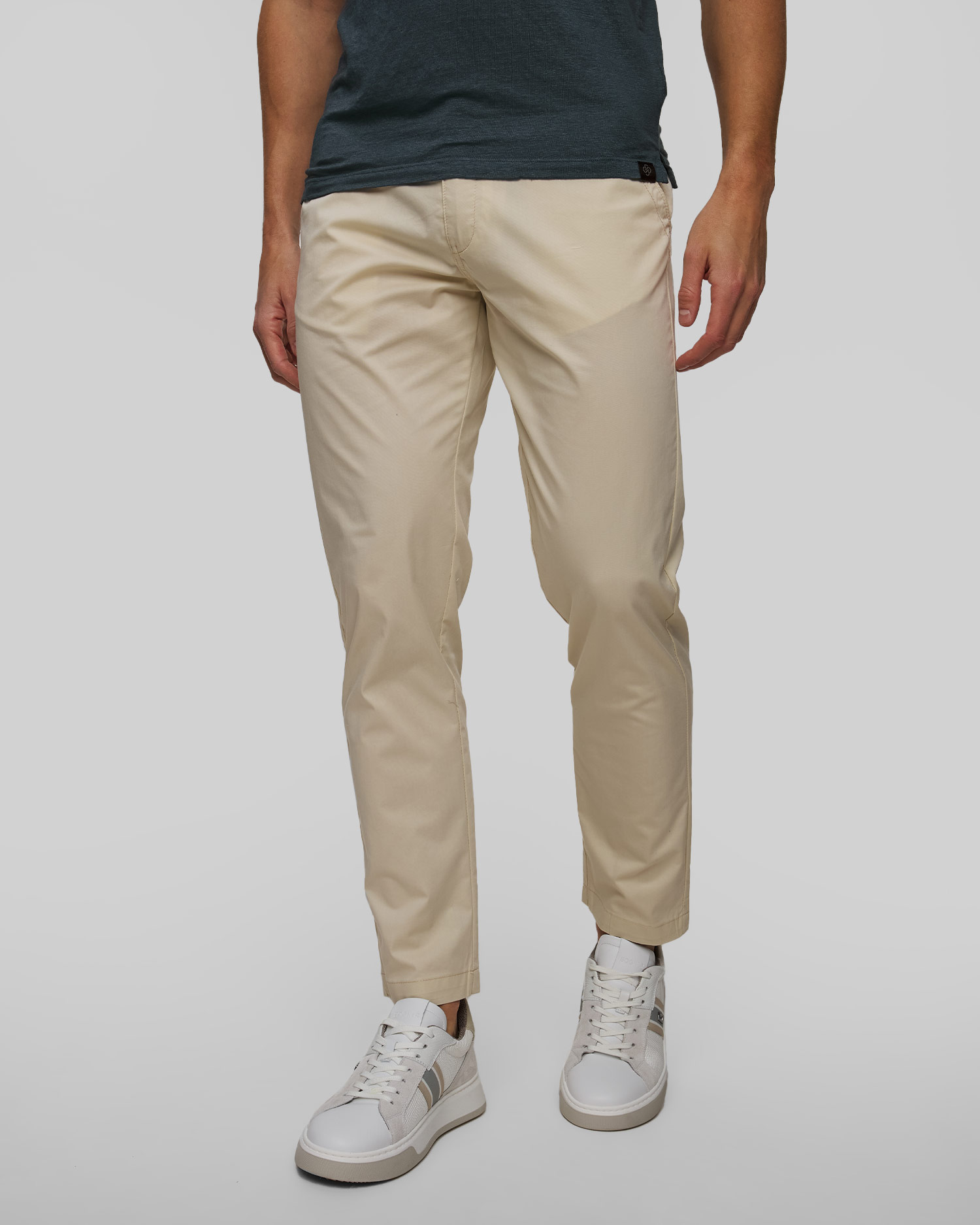 Pantalon beige pour hommes Aeronautica Militare