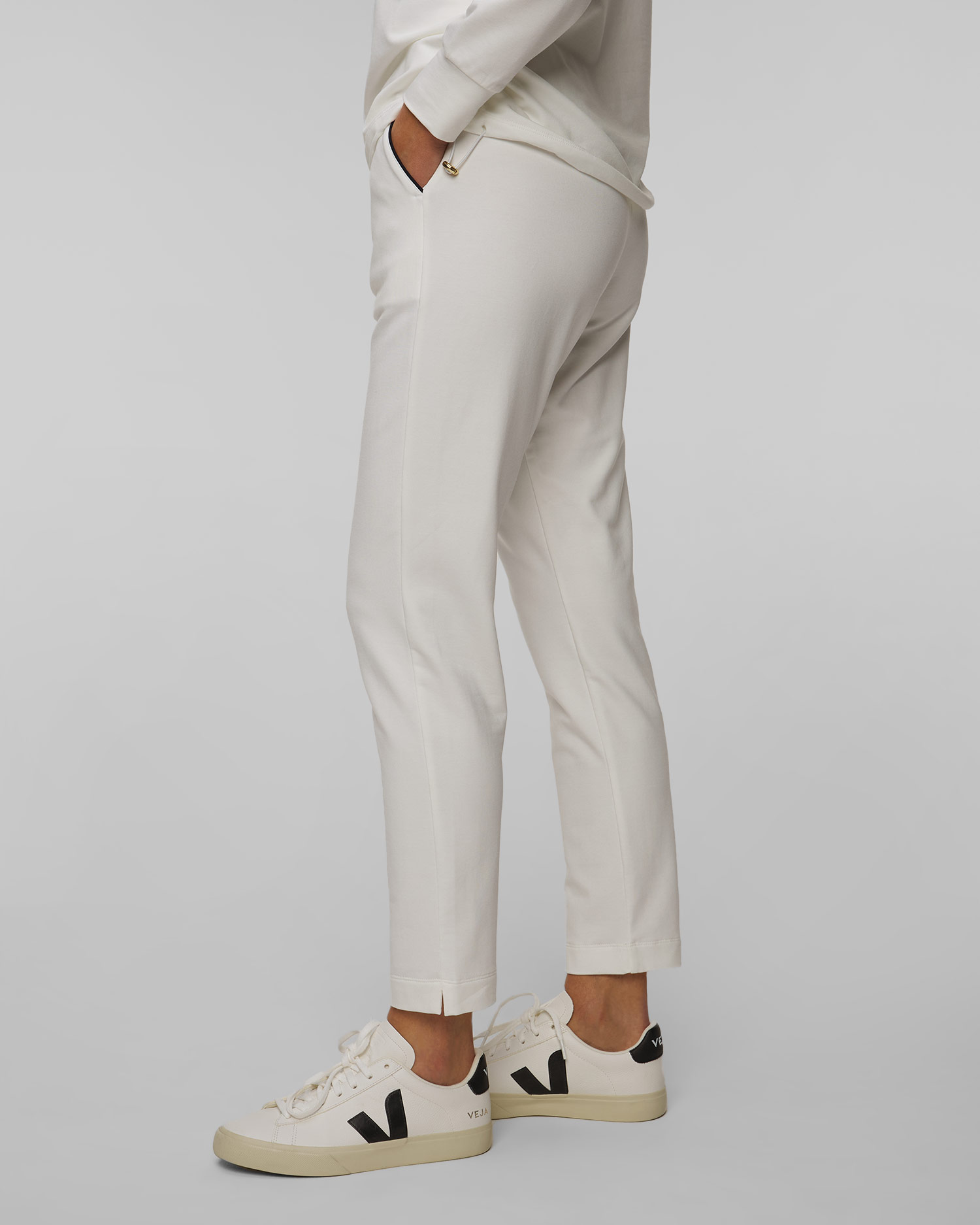 Pantalon blanc pour femmes Aeronautica Militare