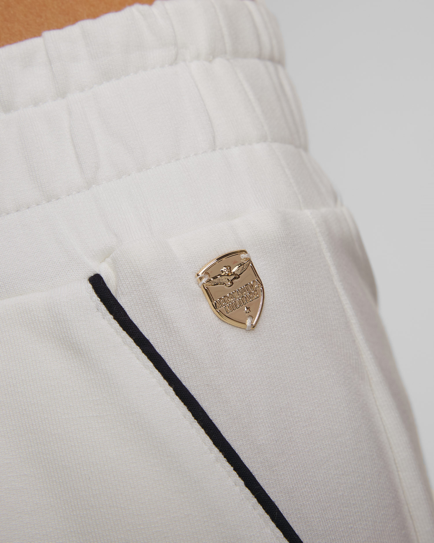 Pantalon blanc pour femmes Aeronautica Militare