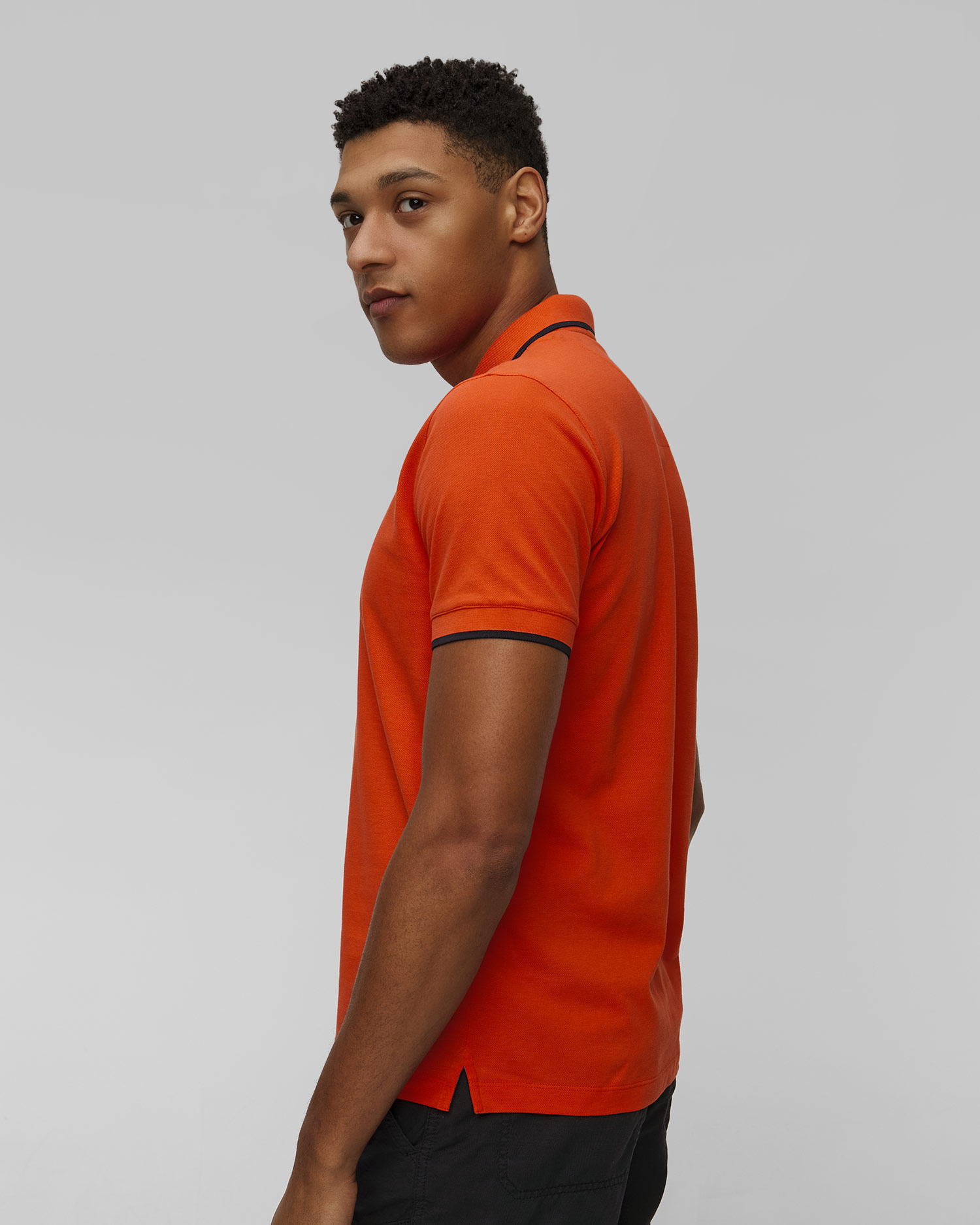 Pánské polo Aeronautica Militare v Oranžové Barvě