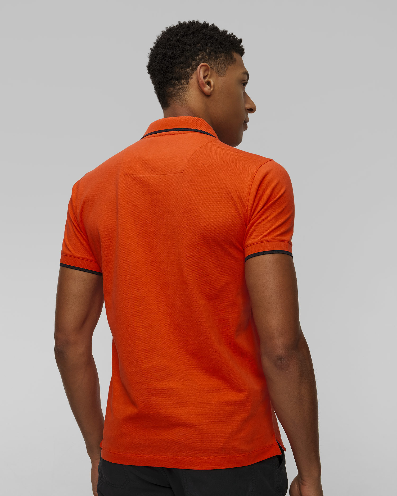 Pánské polo Aeronautica Militare v Oranžové Barvě