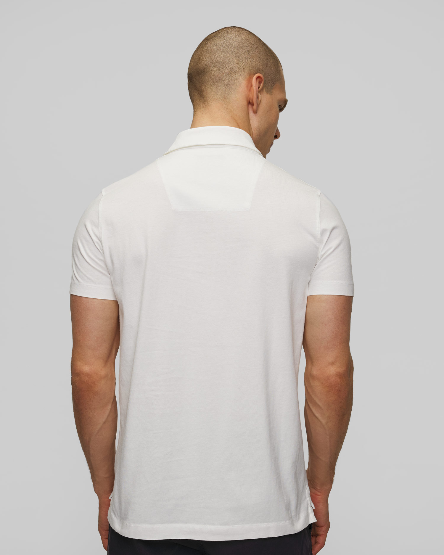 Białe polo męskie Aeronautica Militare