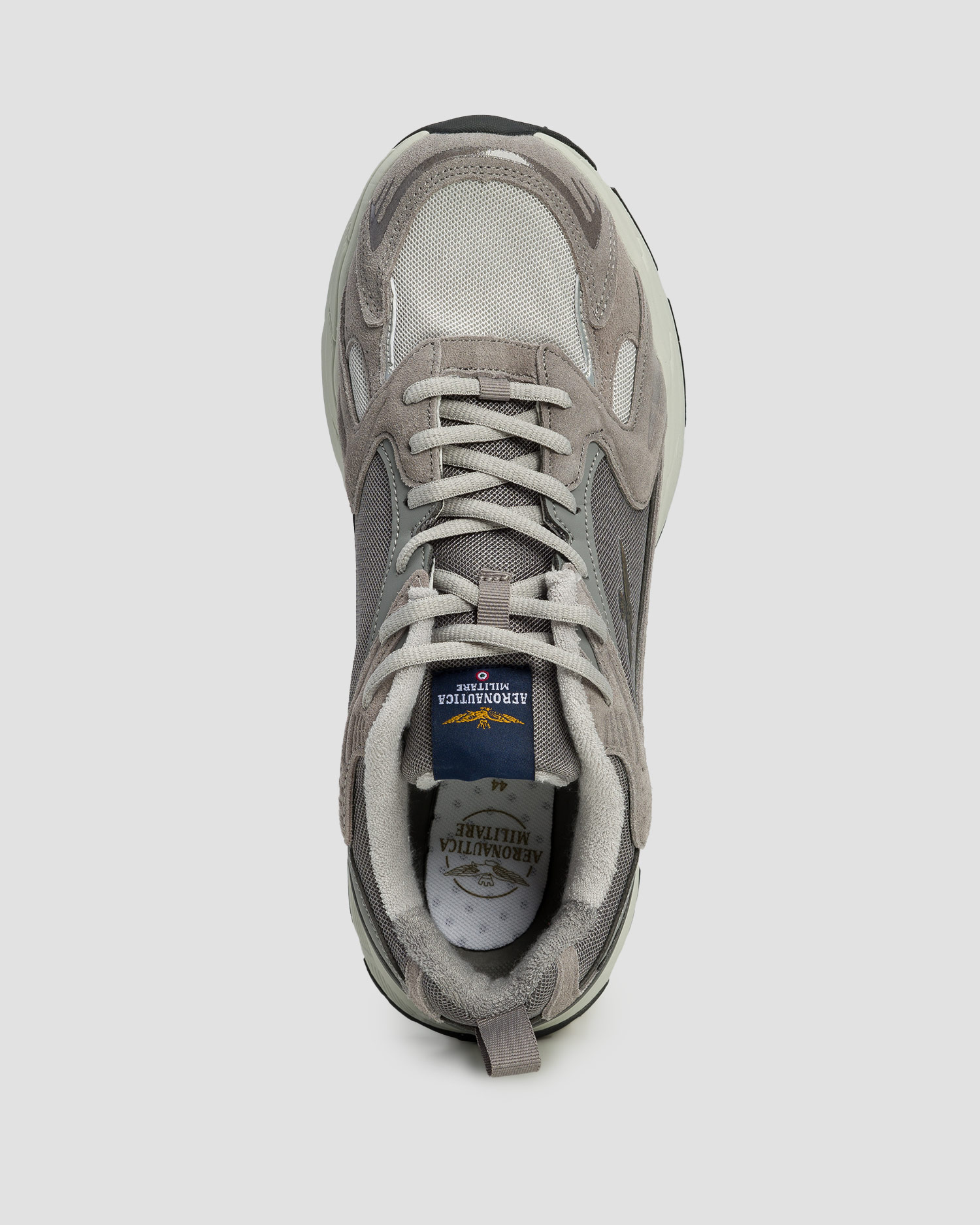 Pánské boty Aeronautica Militare v Šedé Barvě