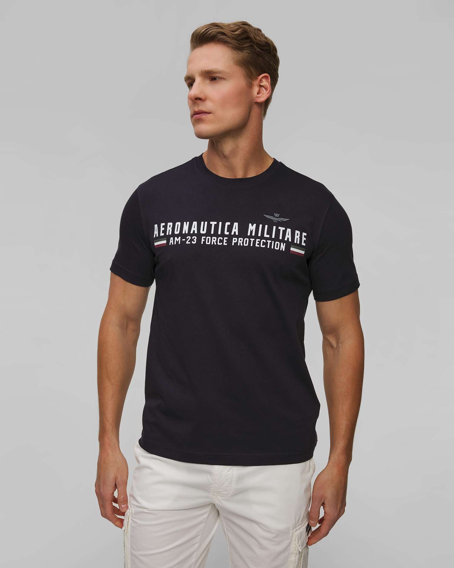 Tricou bleumarin pentru bărbați Aeronautica Militare