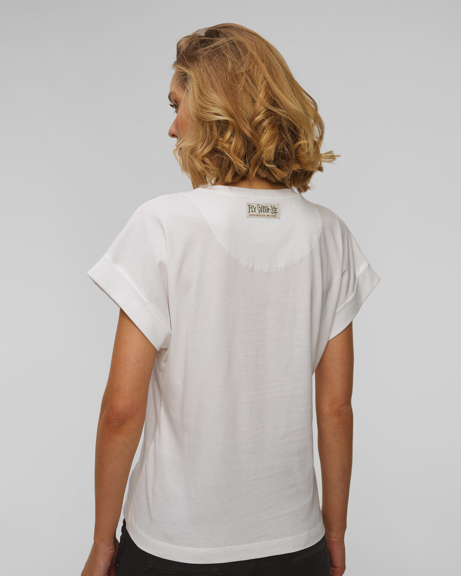 Bílé dámské tričko Aeronautica Militare