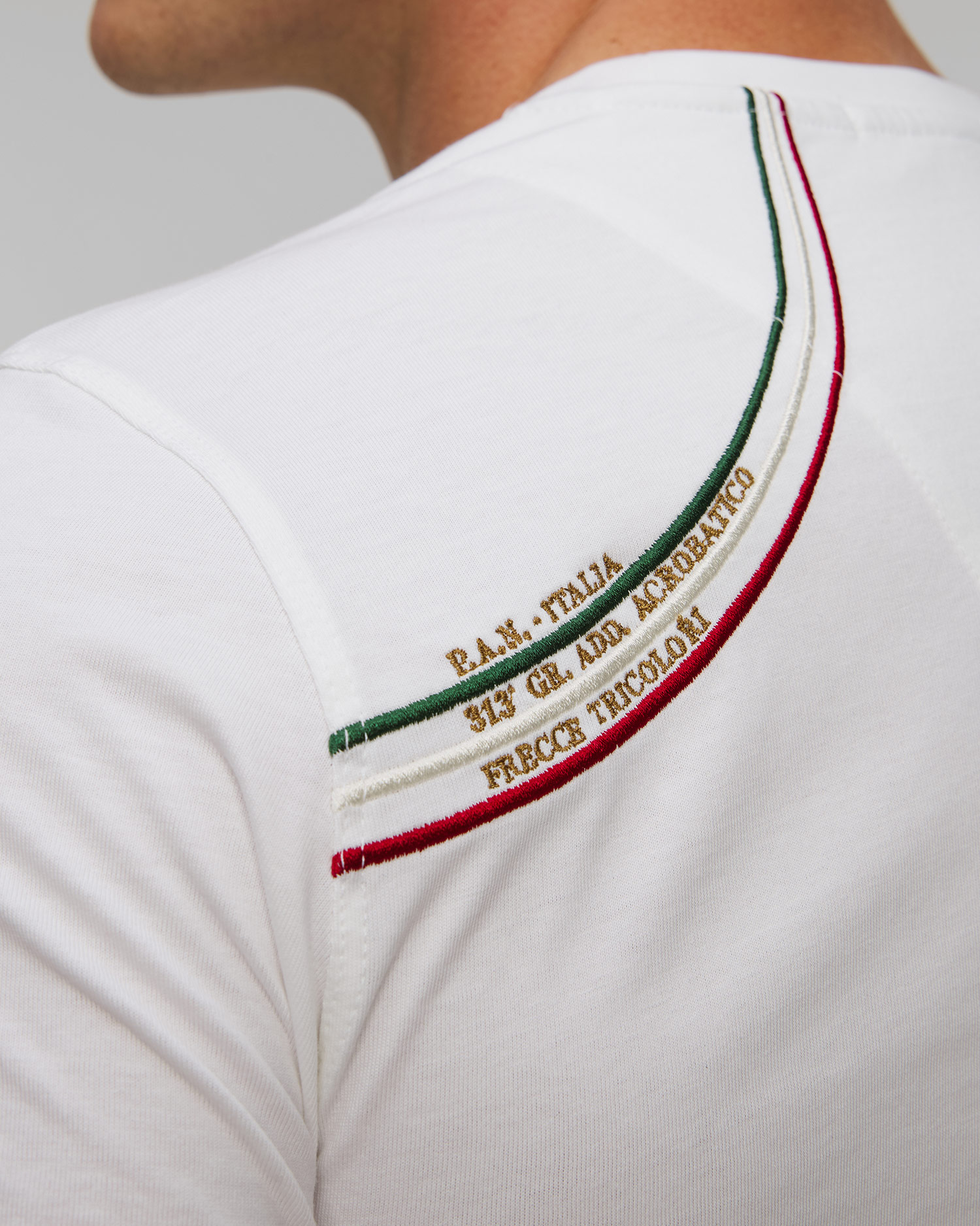 Bílé pánské tričko Aeronautica Militare