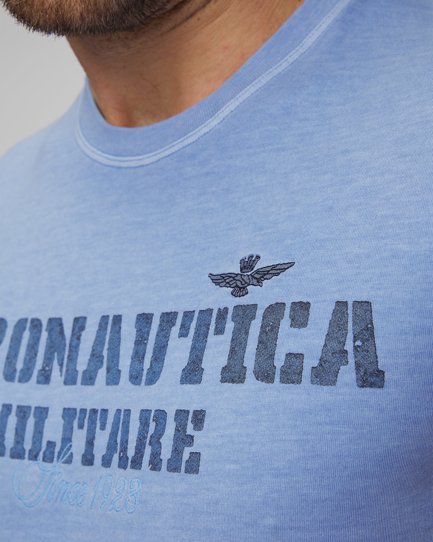 Men’s blue T-shirt Aeronautica Militare