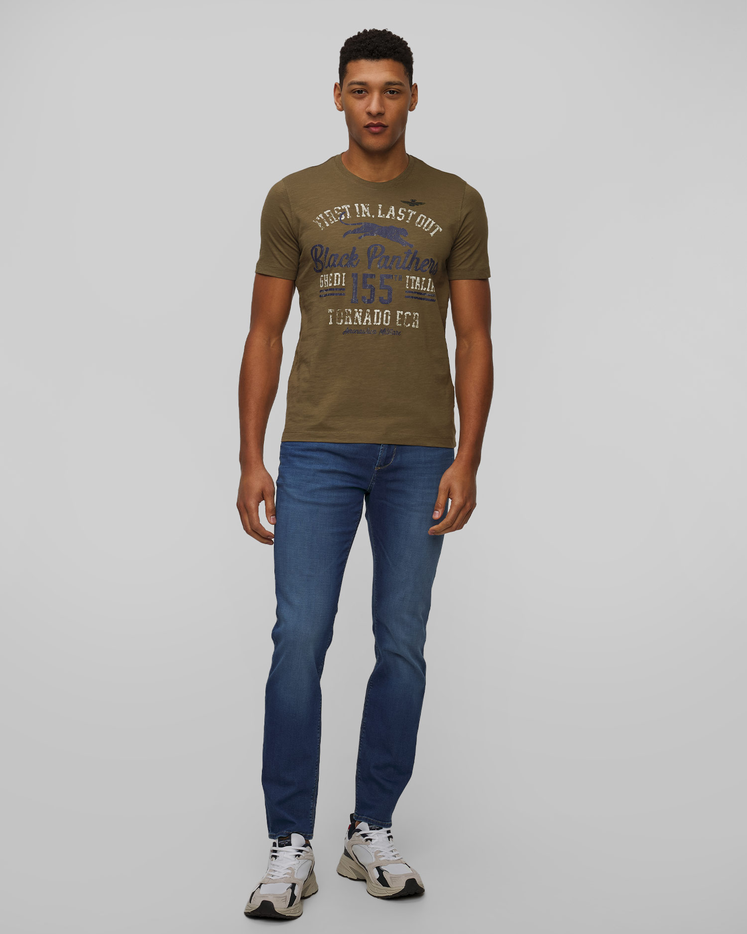 Pánske zelené tričko Aeronautica Militare