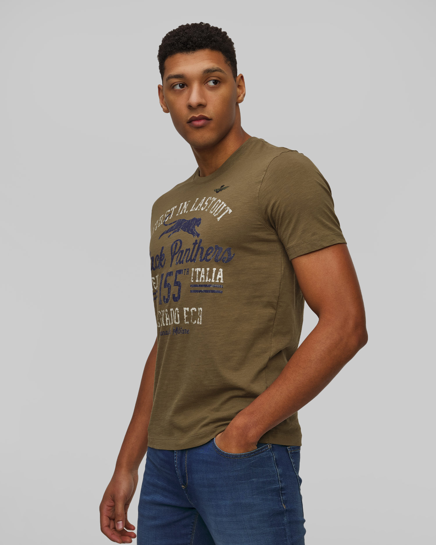 Pánské zelené tričko Aeronautica Militare