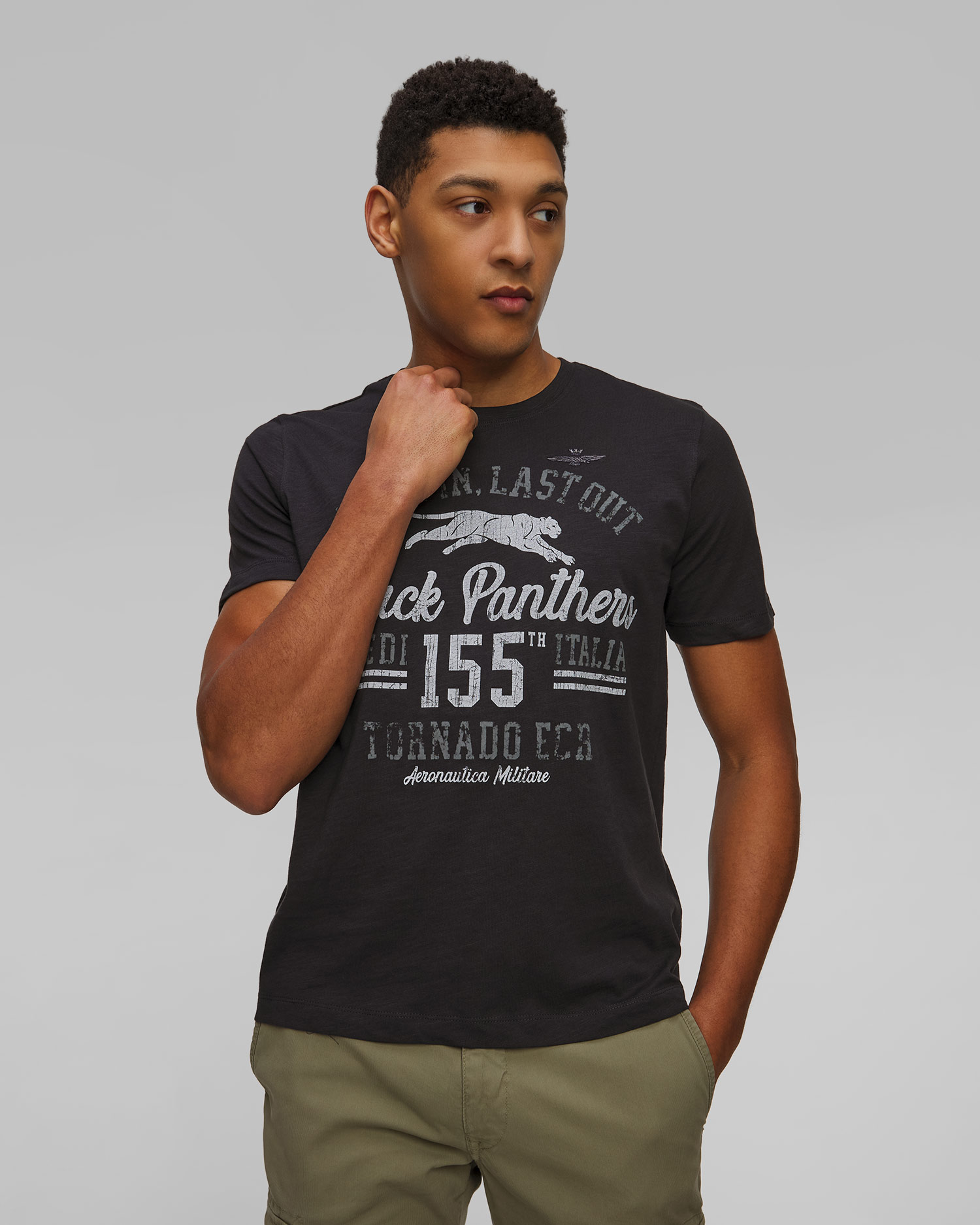 Men's navy blue T-shirt Aeronautica Militare