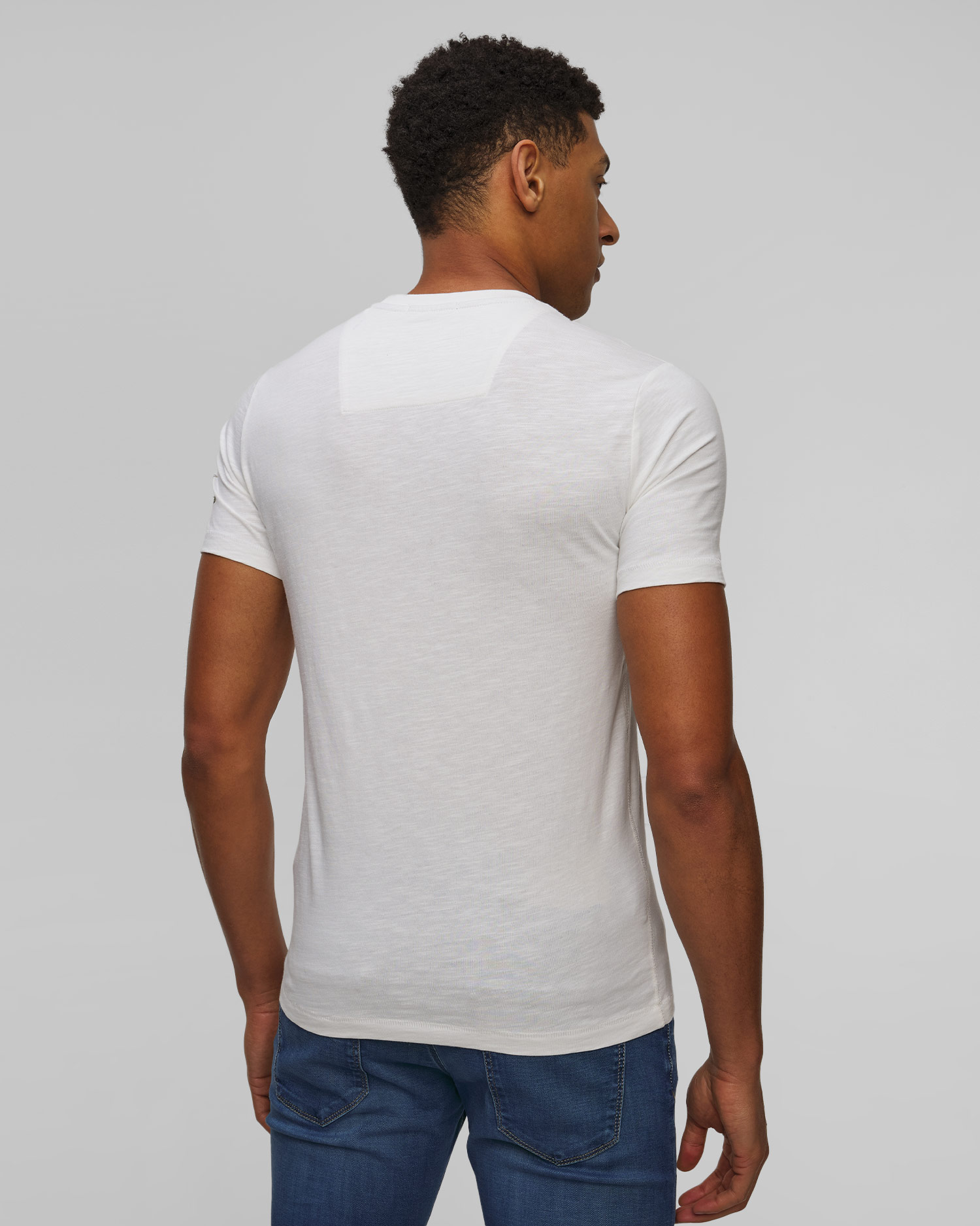 Men's white T-shirt Aeronautica Militare