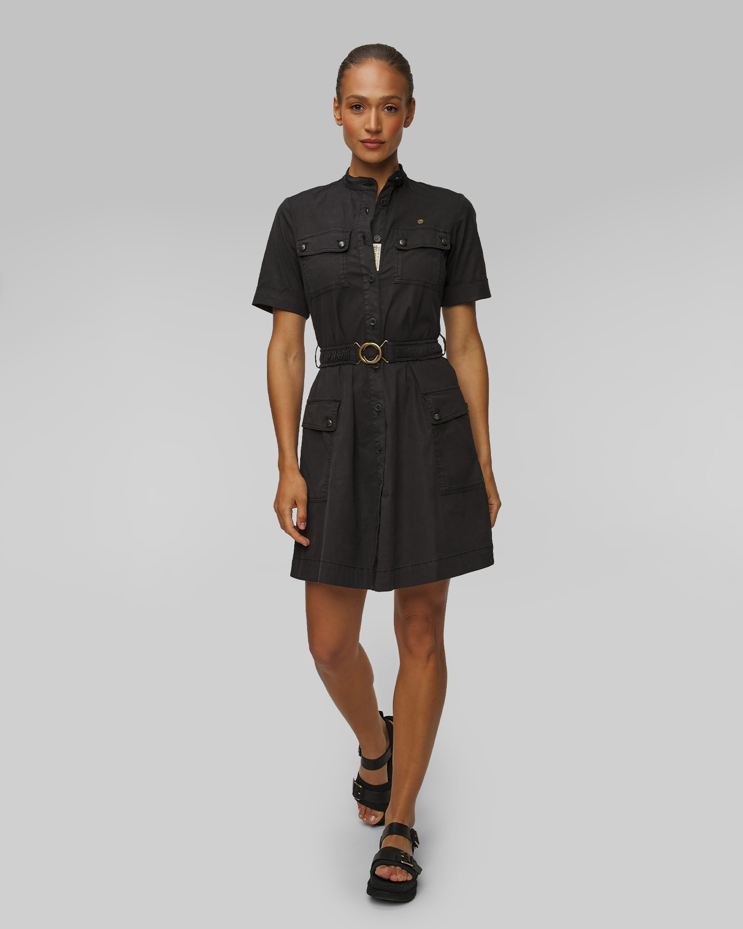 Robe noire pour femmes Aeronautica Militare