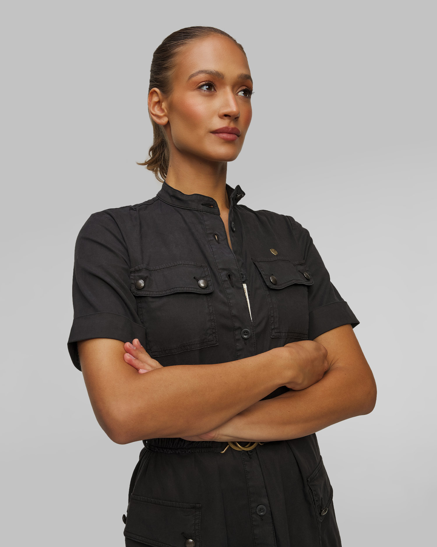 Aeronautica Militare Damenkleid in Schwarz