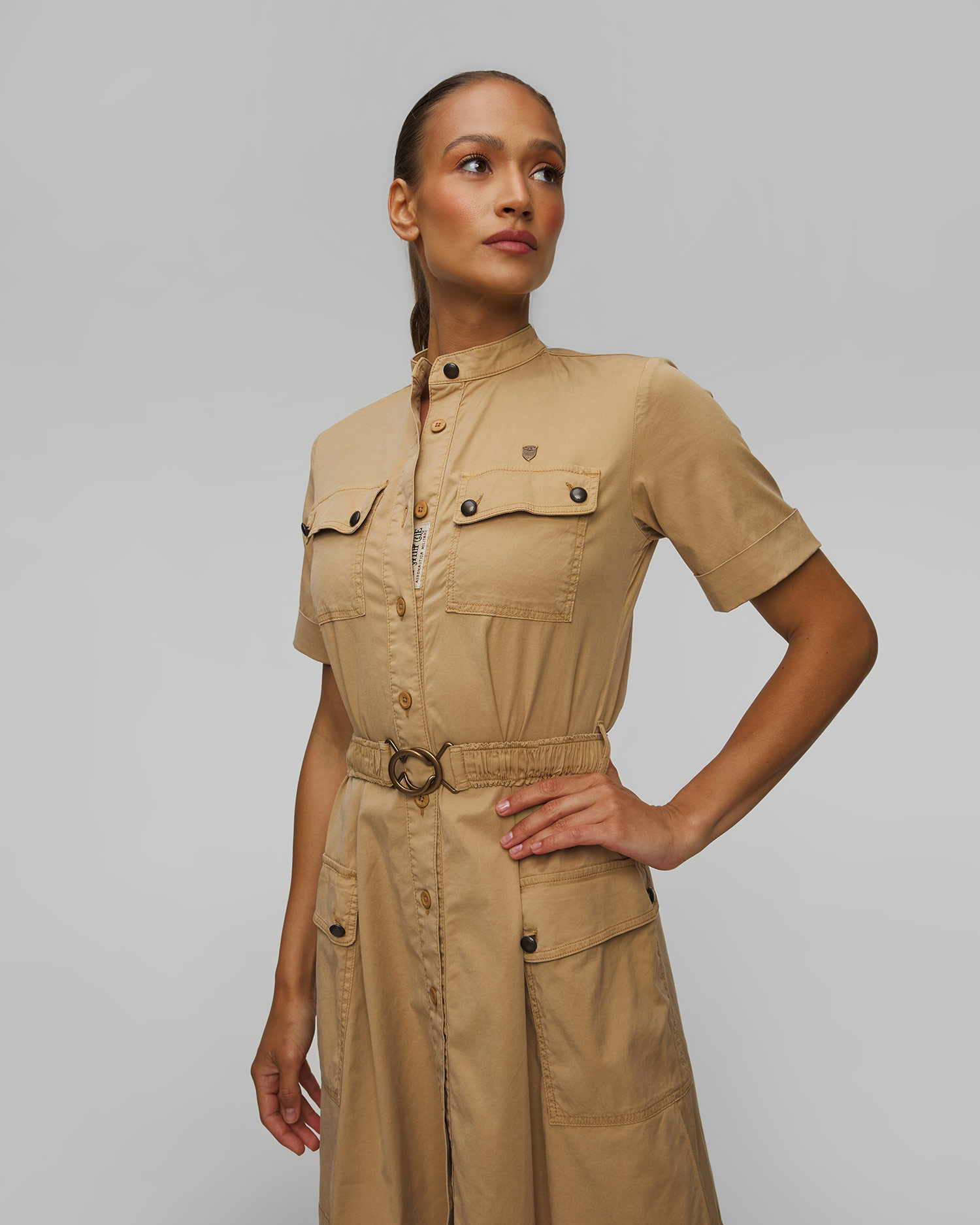 Robe marron pour femmes Aeronautica Militare