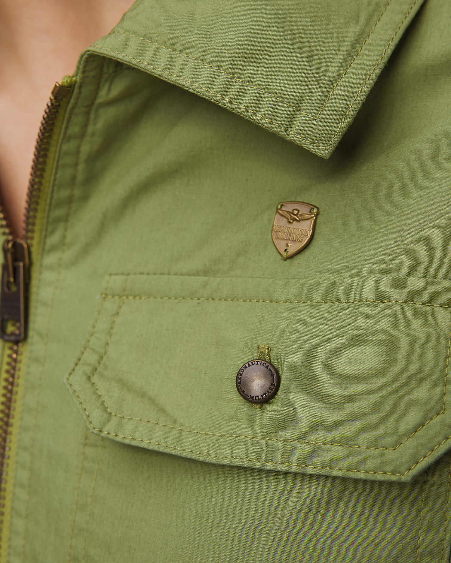 Aeronautica Militare Damenkleid in Grün