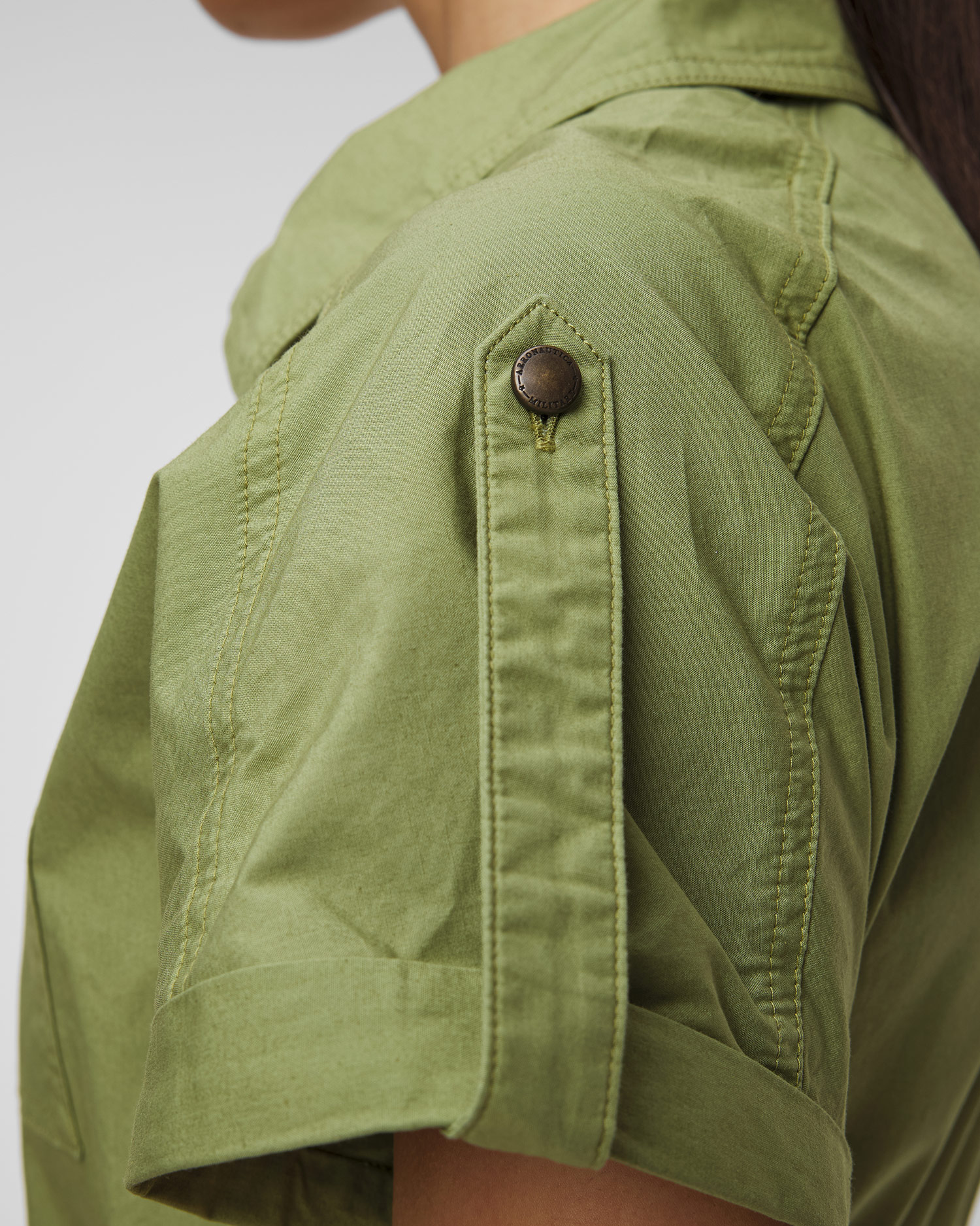 Aeronautica Militare Damenkleid in Grün