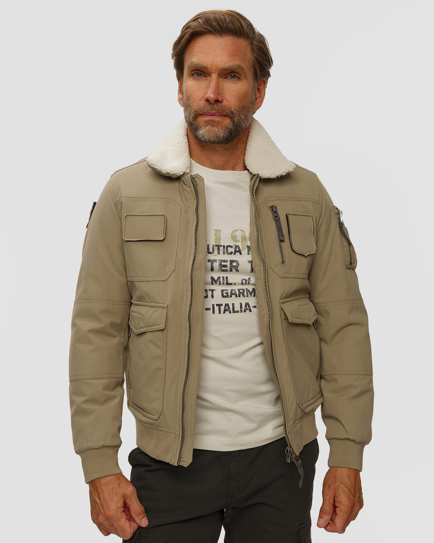 Giacca verde da uomo Aeronautica Militare