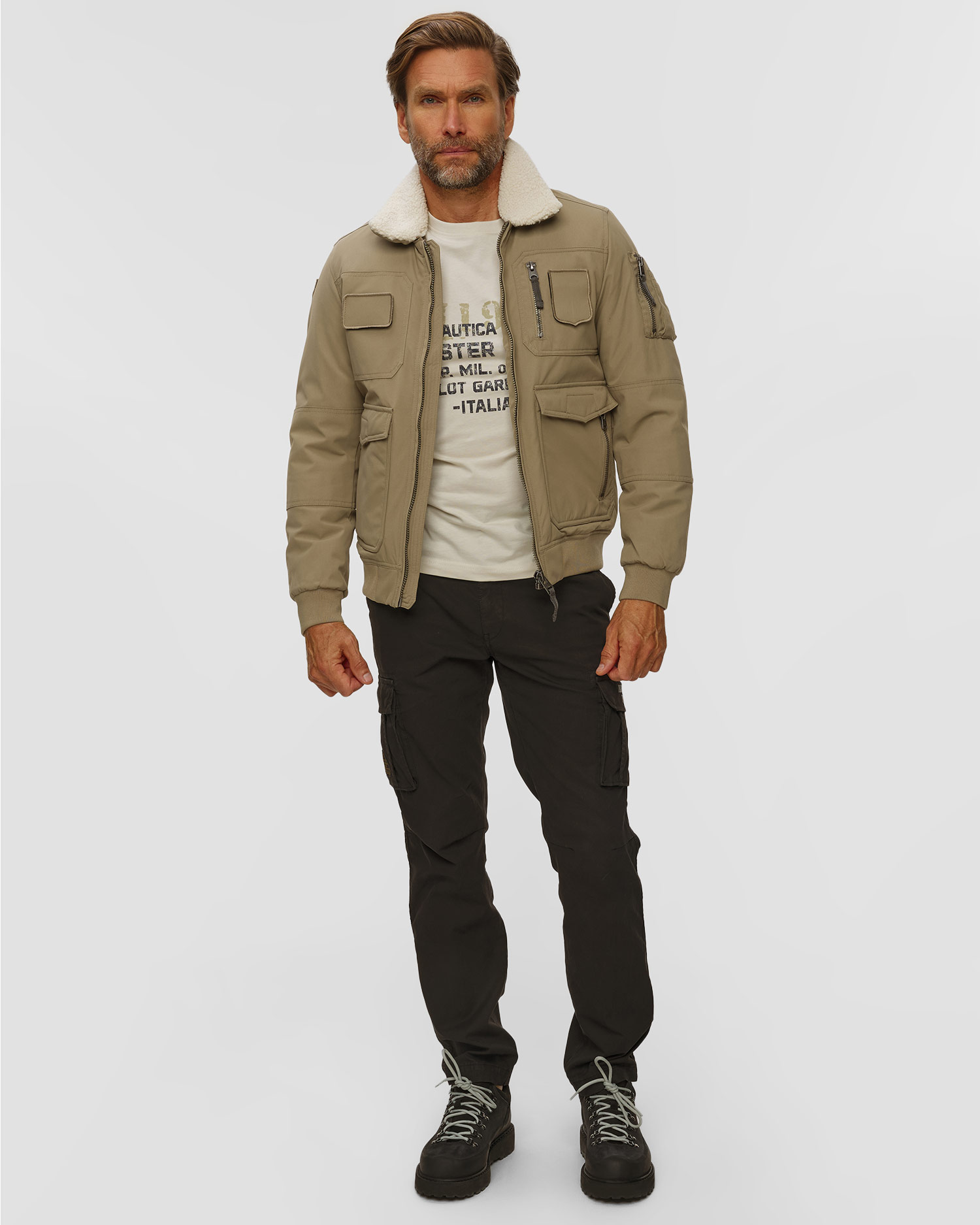 Giacca verde da uomo Aeronautica Militare