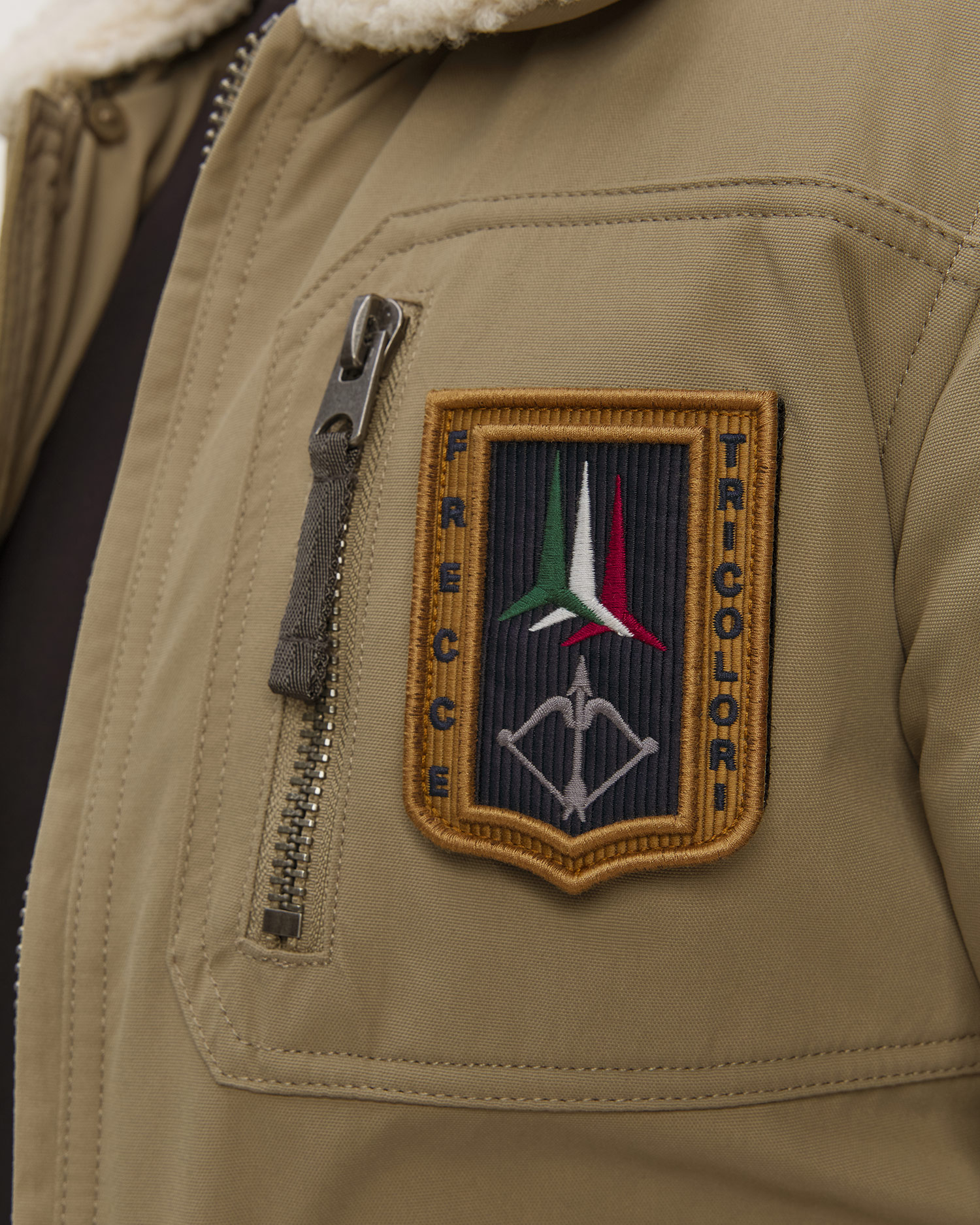 Men's green jacket Aeronautica Militare