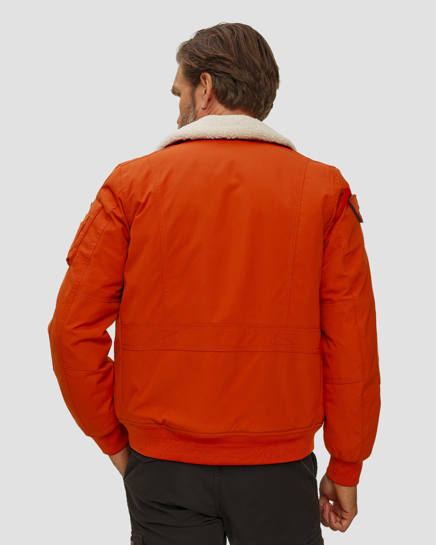 Giacca arancione da uomo Aeronautica Militare