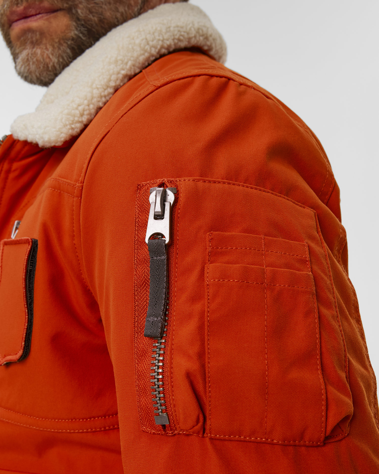 Giacca arancione da uomo Aeronautica Militare