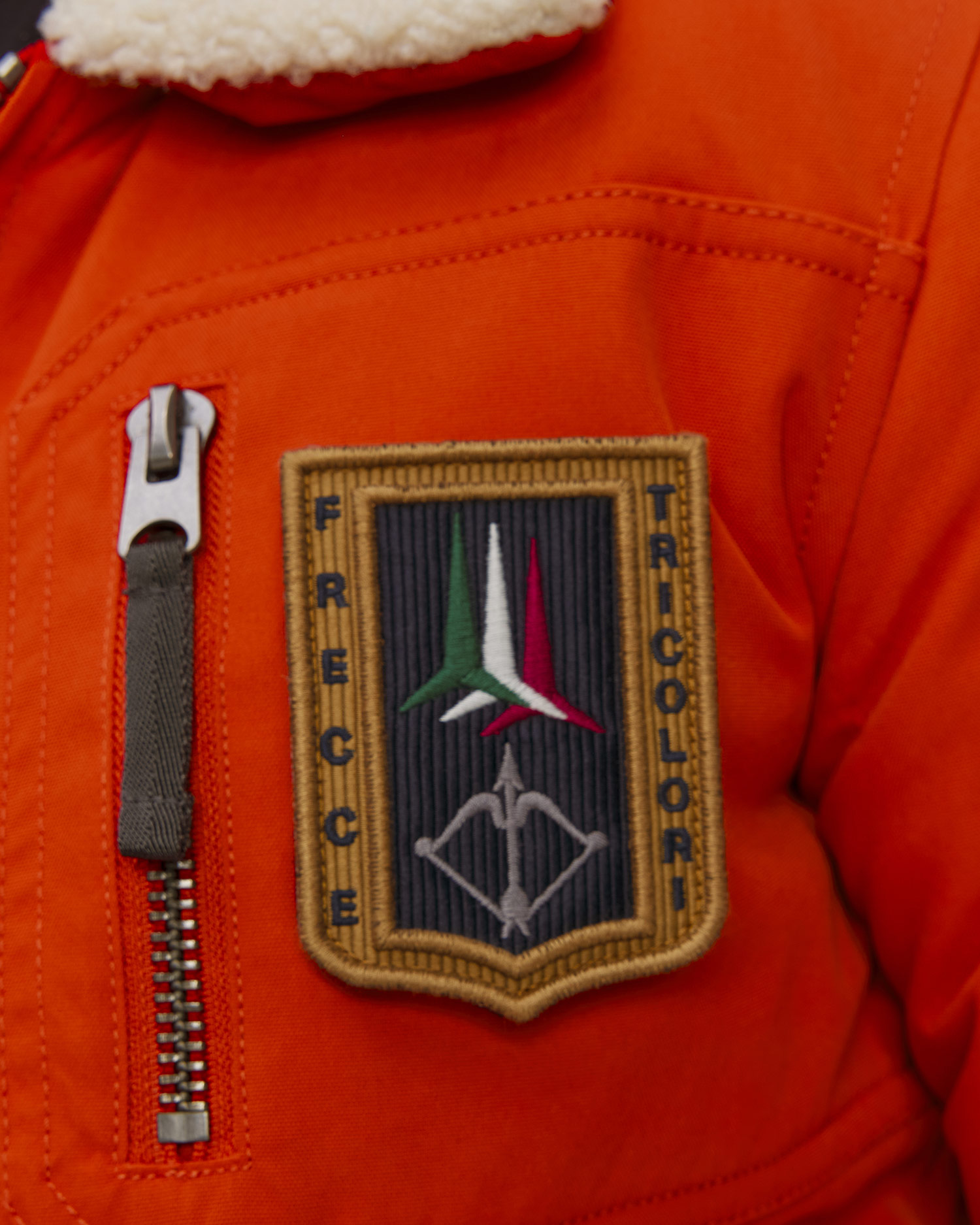 Men's orange jacket Aeronautica Militare