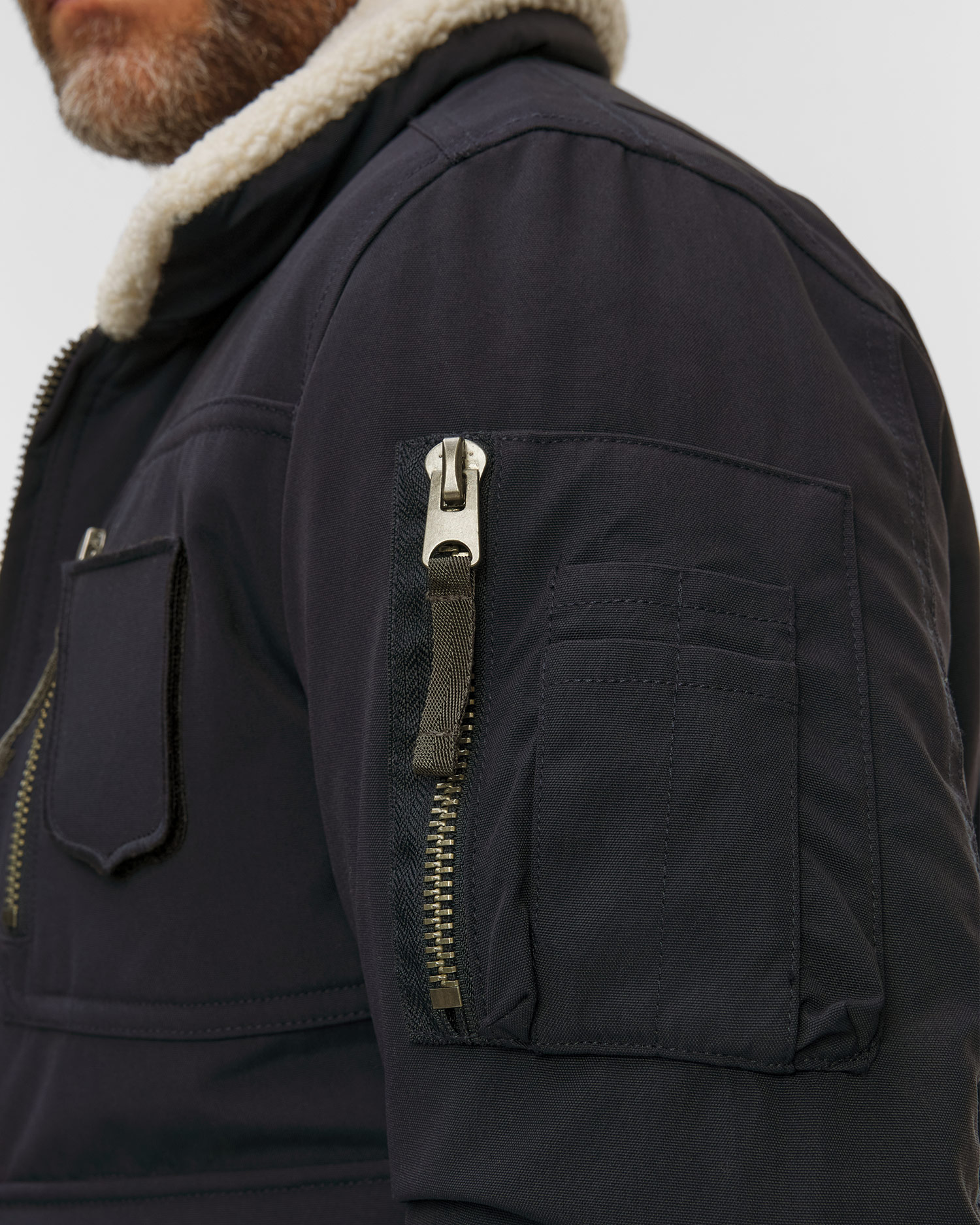Giacca blu scuro da uomo Aeronautica Militare