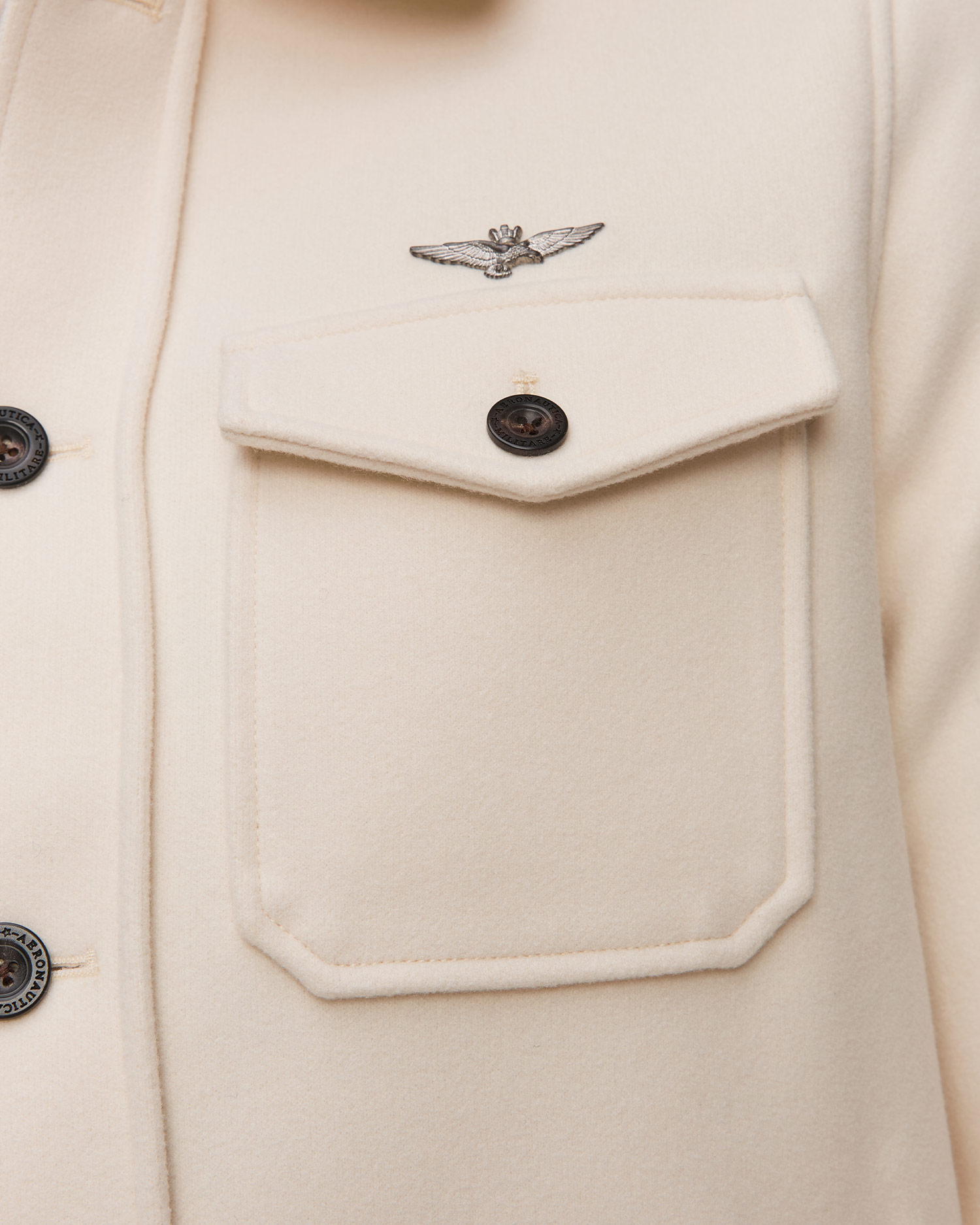 Giacca beige da uomo Aeronautica Militare