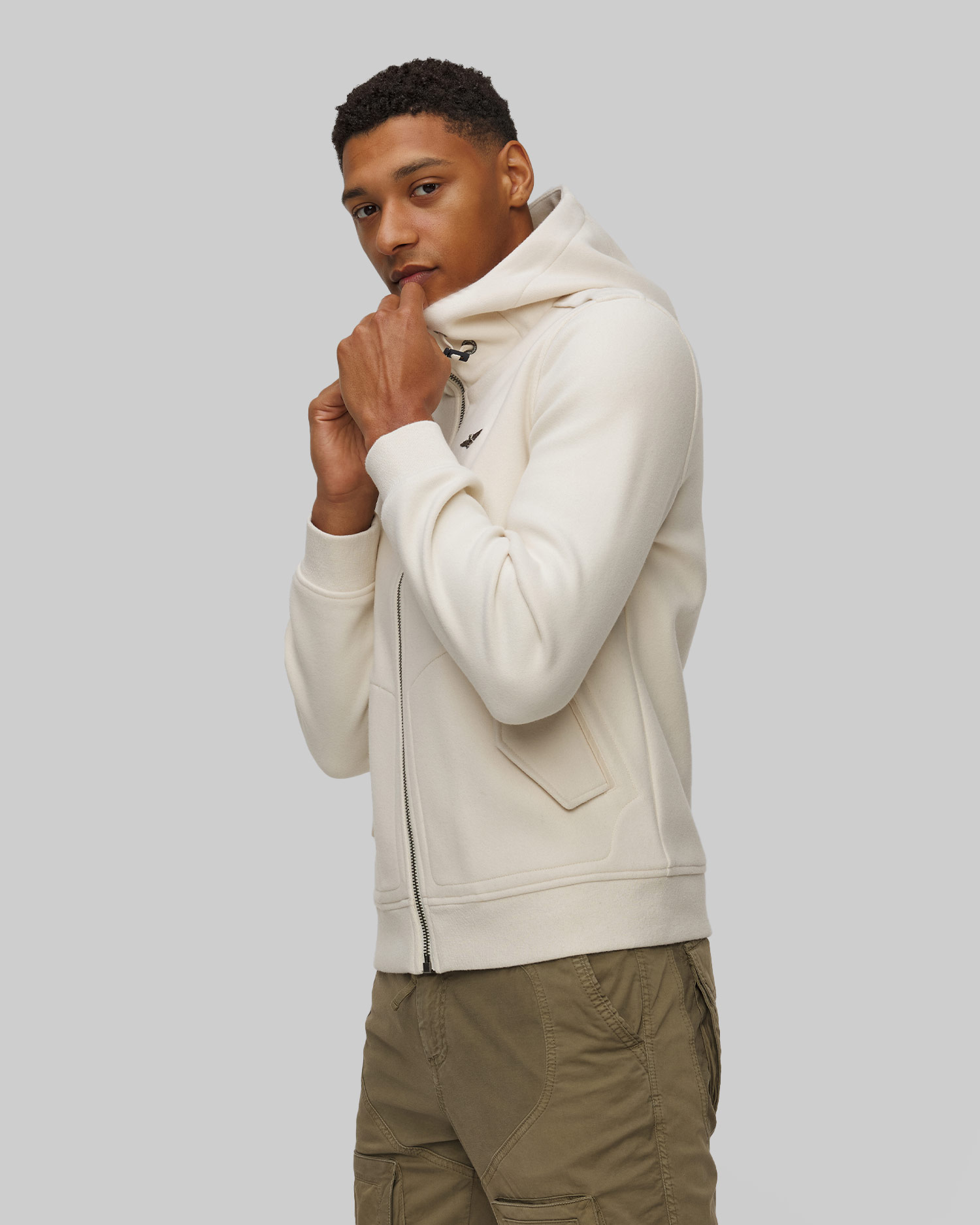 Giacca beige da uomo Aeronautica Militare