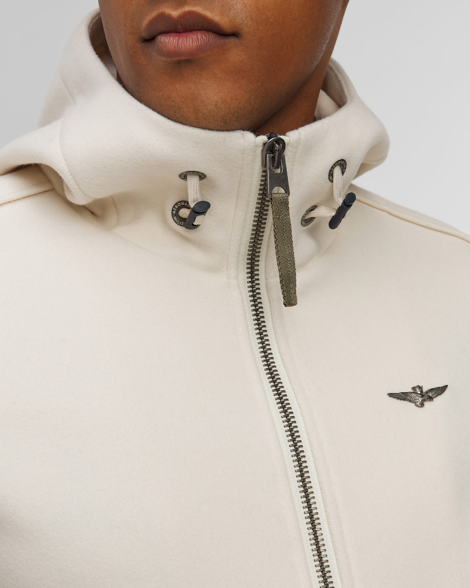 Giacca beige da uomo Aeronautica Militare