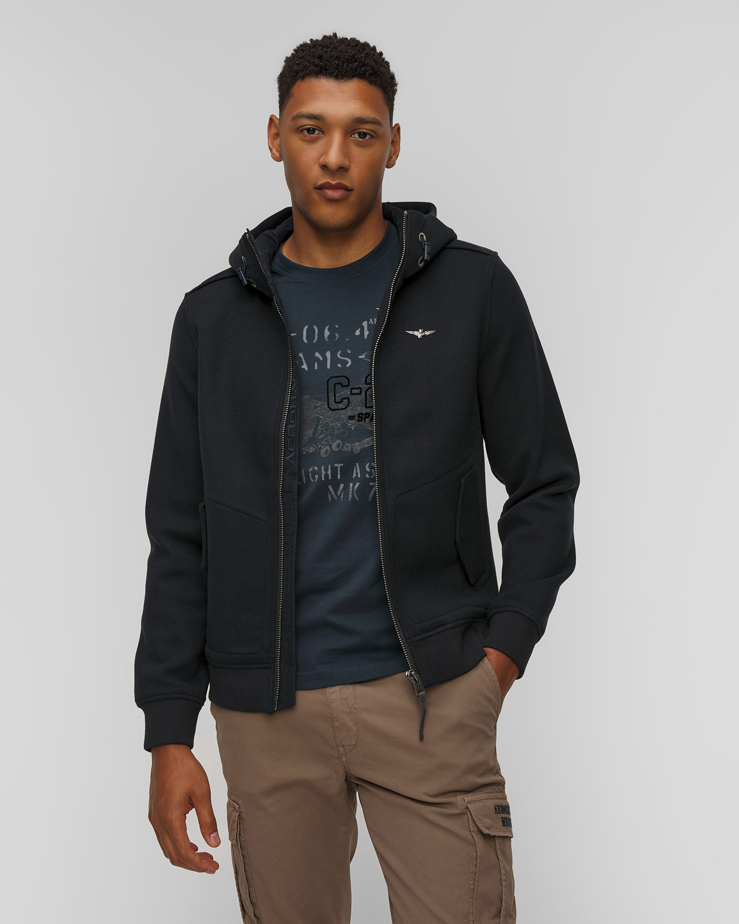 Aeronautica Militare Herrenjacke in Marineblau