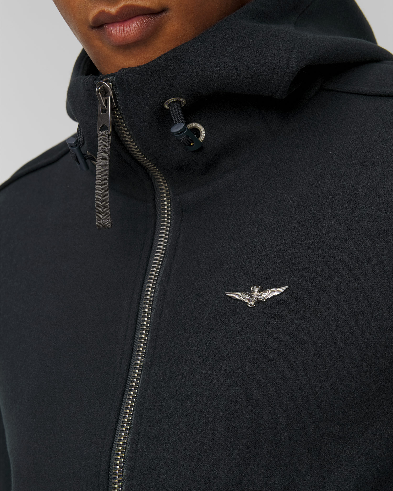 Tmavě modrá pánská bunda Aeronautica Militare